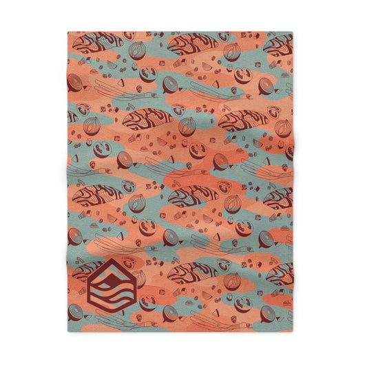 Lomi Salmon Baby Blanket