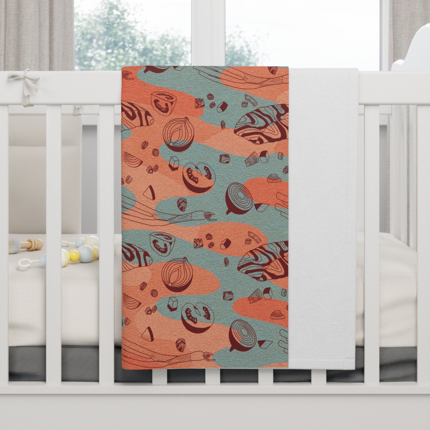 Lomi Salmon Baby Blanket